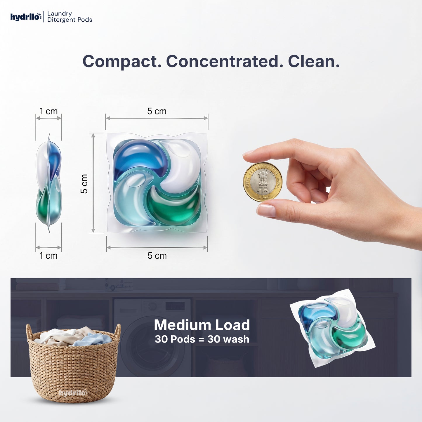 Hydrilo Laundry Pods