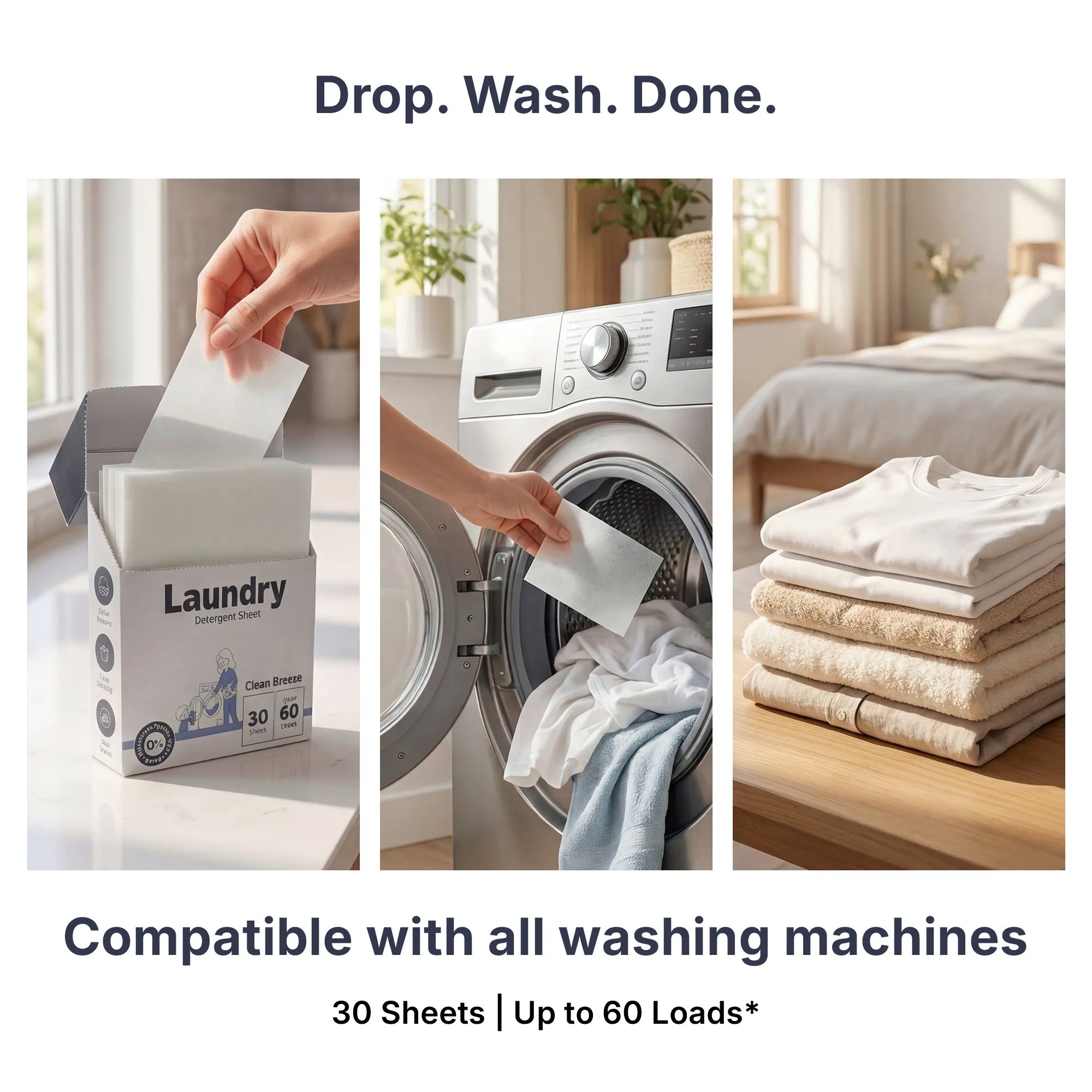 Hydrilo Detergent Laundary Sheet