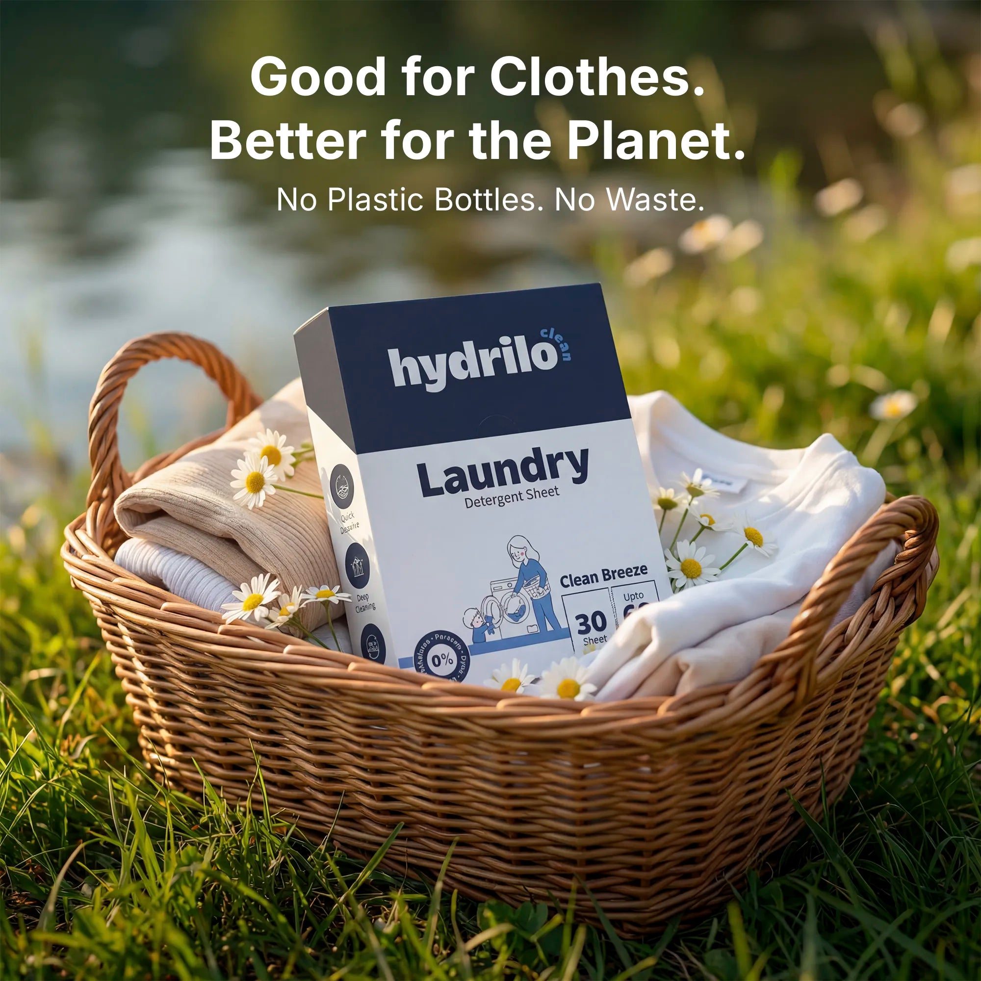 Hydrilo Detergent Laundary Sheet