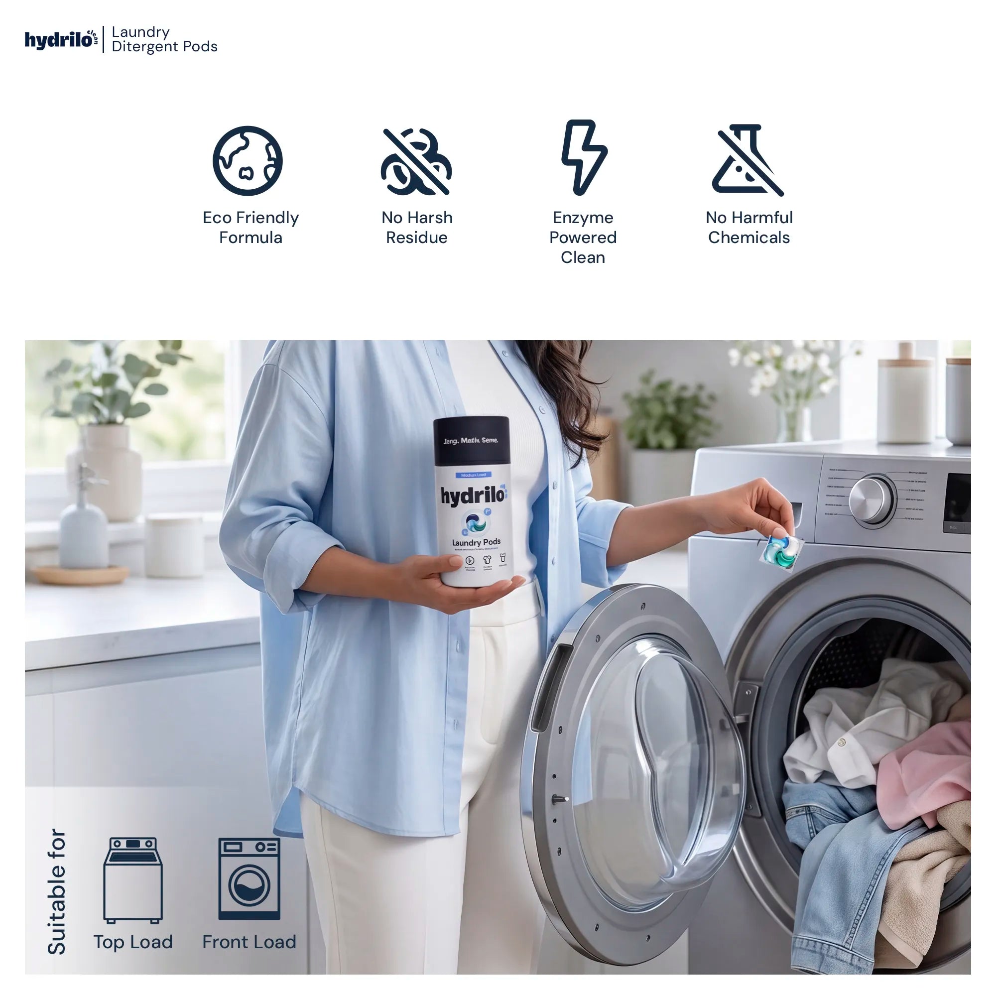 Hydrilo Laundary Drop Medium Load