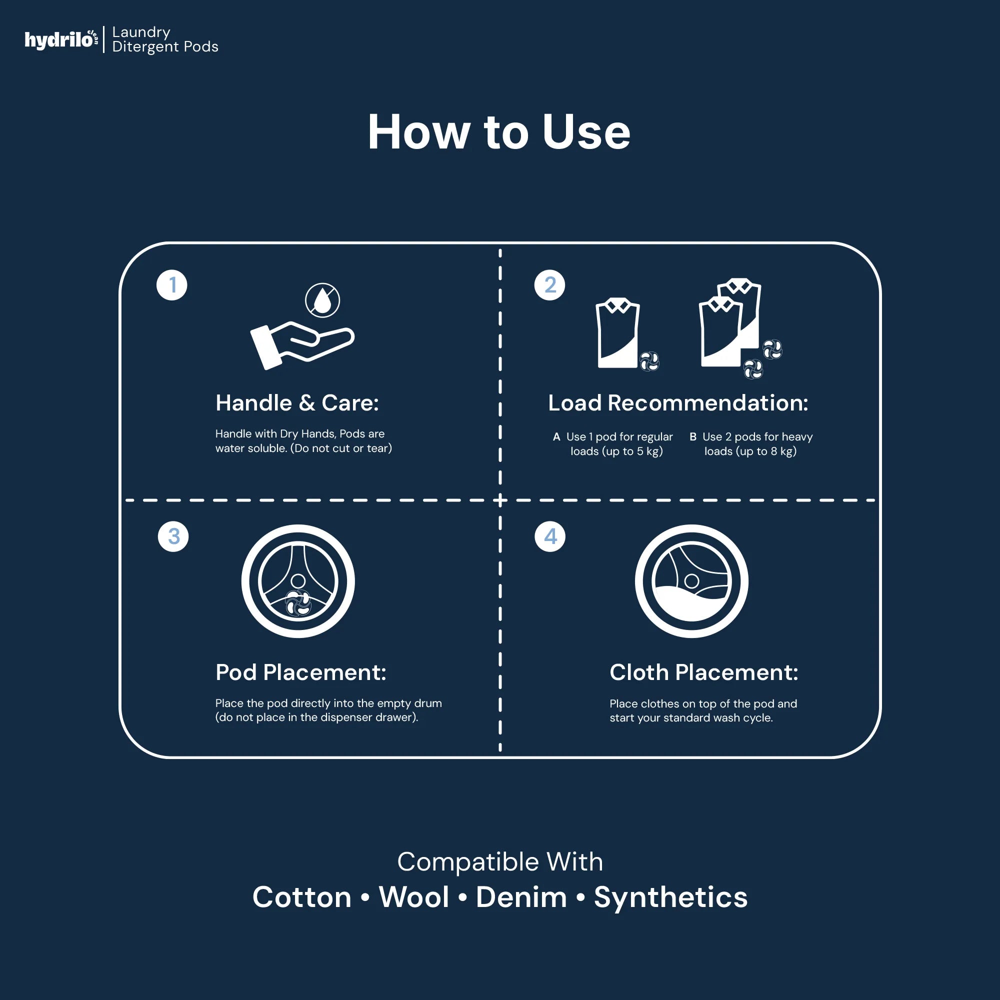 Hydrilo Laundary Drop Medium Load