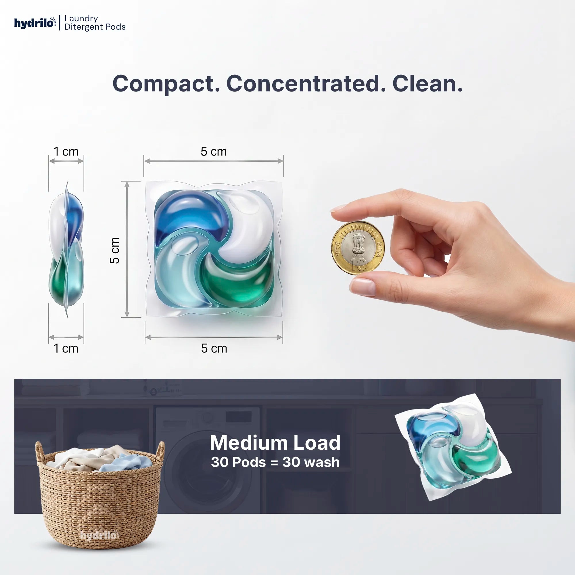 Hydrilo Laundary Drop Medium Load